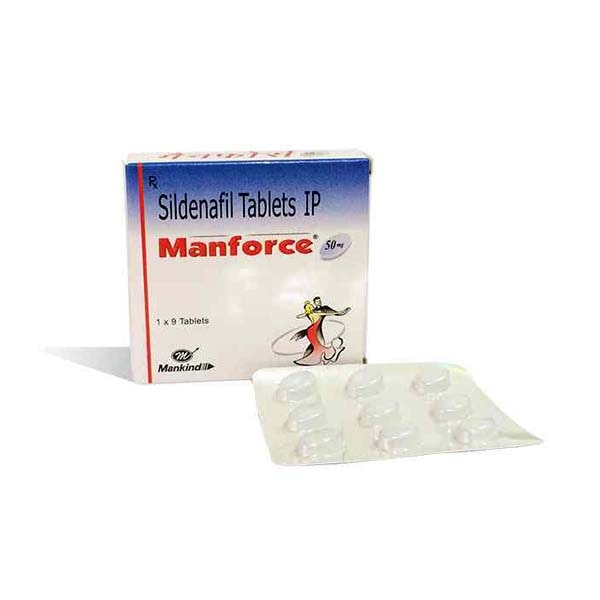 Manforce 50mg (Sildenafil Citrate)