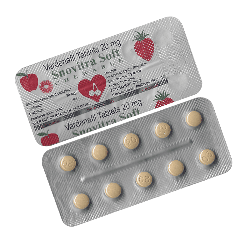 Snovitra Soft 20Mg (vardenafil soft chewable)